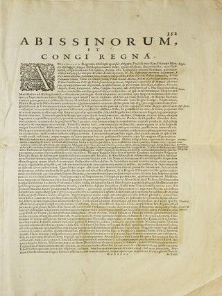 Item #263796 Abissinorum Sive Pretiosi Ioannis Imperiu[m]. East Africa, J. Hondius
