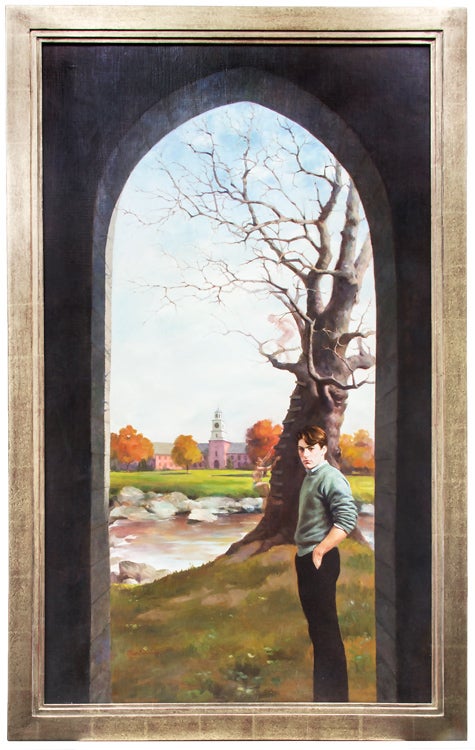 Original cover art for the 1982 Bantam Books edition of A SEPARATE PEACE, by John Knowles