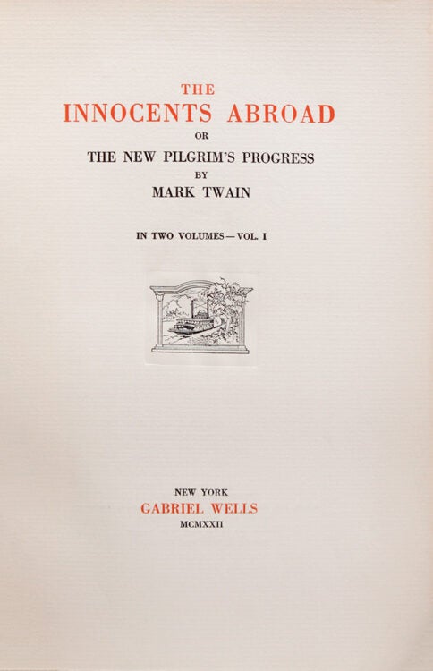 The Writings of Mark Twain …