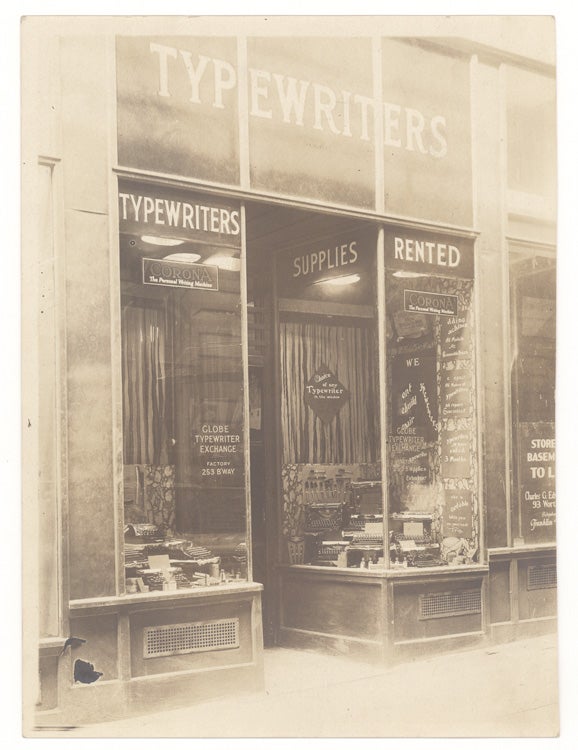 Collection of typewriter ephemera, including The Constitution and By-Laws of the New York Typewriter Dealers Association