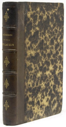 Item #264703 Mémoires du Duc de Lauzun (1747-1783) Publiés entièrement conformes au manuscrit...