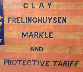 1844 U.S. Presidential Campaign Flag of Henry Clay