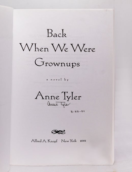 Back When We Were Grownups. A Novel (2/5)
