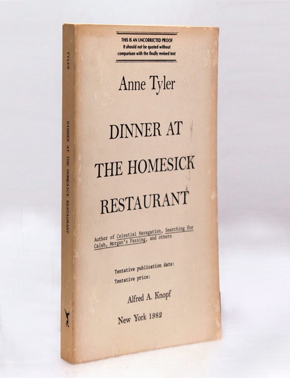 Dinner at the Homesick Restaurant (2/3)