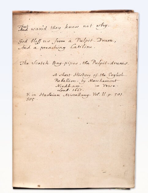 Hudibras, in three parts, written in the Time of the Late Wars: Corrected and Amended. with Large Annotations and a Preface, by Zachary Grey. LL.D
