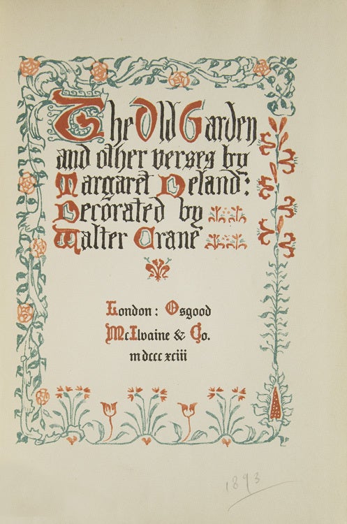 The Old Garden and Other Verses (3/6)