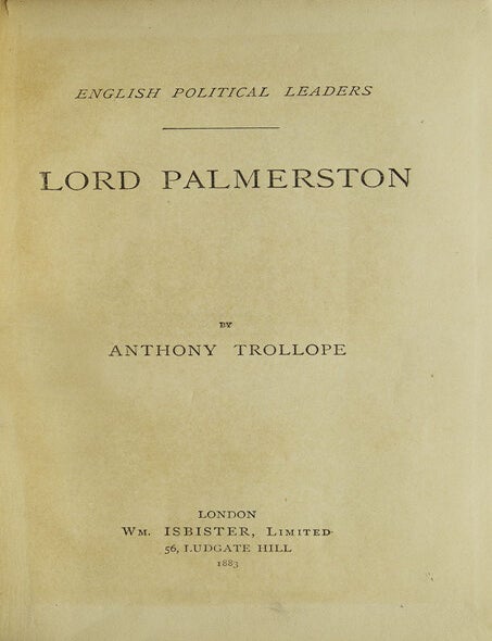 Lord Palmerston (2/2)