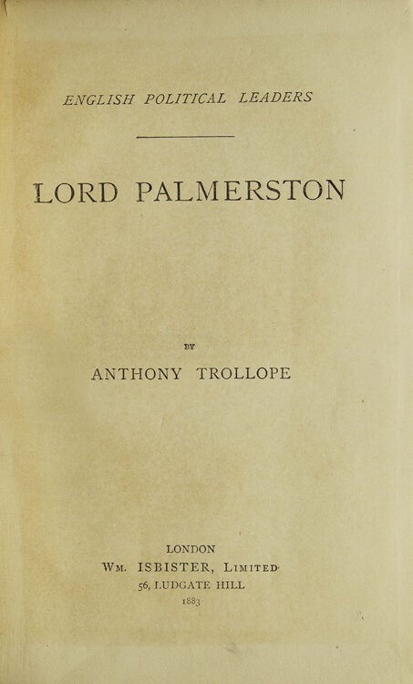 Lord Palmerston (2/2)