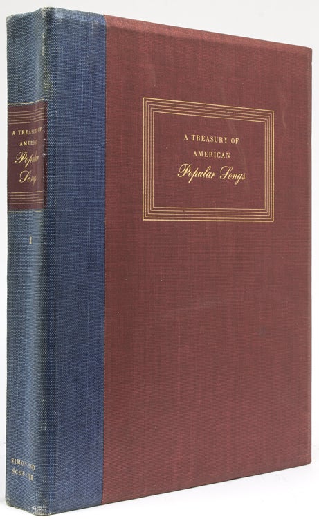 A Treasury of American Popular Songs [Cover title]