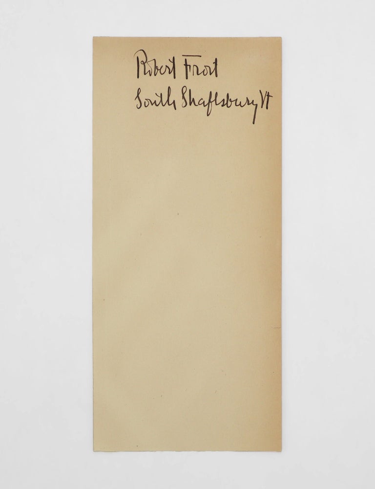 Selected Prose. Edited by Hyde Cox and Edward Connery Lathem