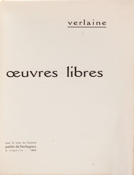 Oeuvres libres. Les Amies. - Femmes. - Hombres
