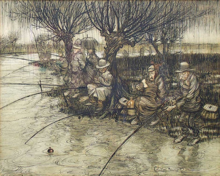 "Anglers in the Rain"