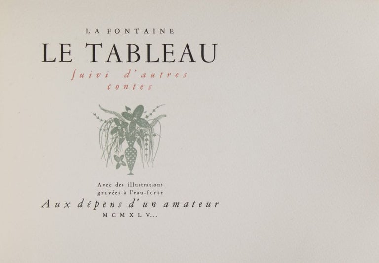 Le Tableau, suivi d'autres contes