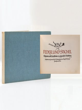Item #266668 Feder und Stichel. Hermann Zapf