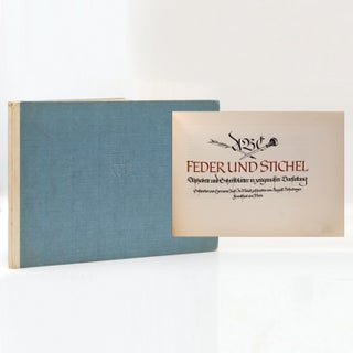 Item #266668 Feder und Stichel. Hermann Zapf