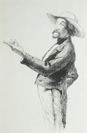 Item #266840 Pen and Ink Drawing: "Mr. Billy Downs" in Century Sept 1892 from Richard Malcolm...