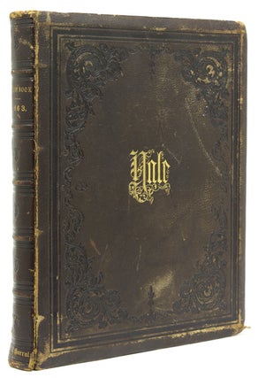Item #267313 Yale Class Book 1863 [cover and spine title]. YALE