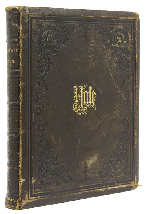 Yale Class Book 1863 [cover and spine title]