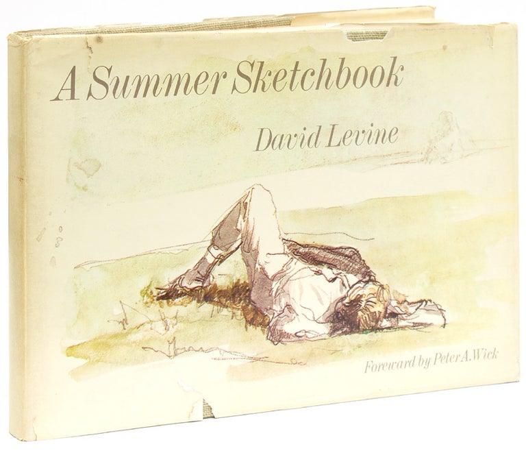 Item #267995 A Summer Sketchbook. Forerward by Peter A. Wick. David Levine.