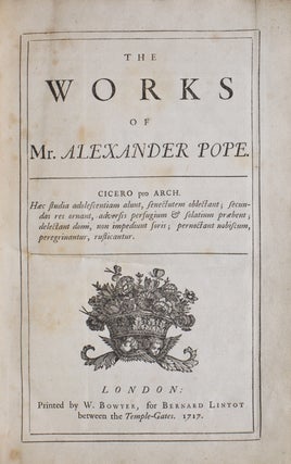 Item #268151 The Works …. Alexander Pope
