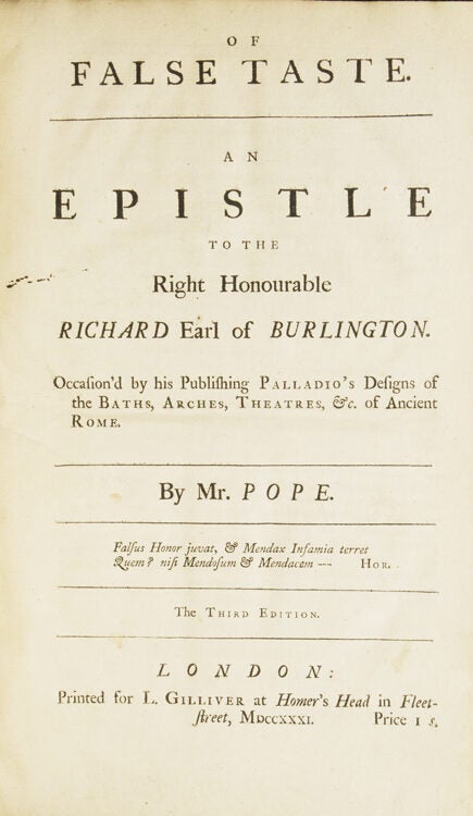 Bound volume containing 10 works, 6 by Pope and 4 by friends and followers (2/2)