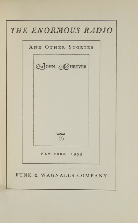 The Enormous Radio and Other Stories
