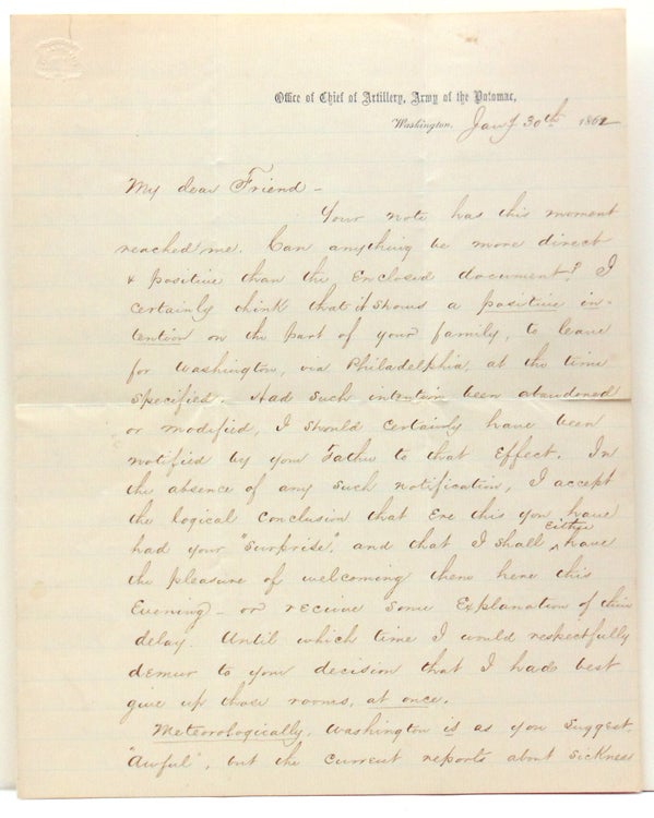 Autograph letter signed “John E. Marshall”