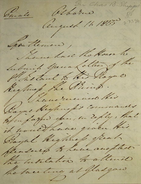 ALS to William Gourlie and Thomas Anderson