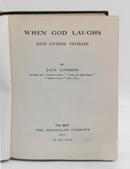 When God Laughs and Other Stories