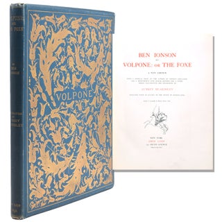 Item #2783 Volpone: or the Foxe...A New Edition. With a Critical Essay by Vincent...
