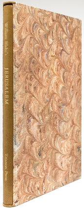 Item #28867 Jerusalem. A Facsimile of the Illuminated Book. William Blake
