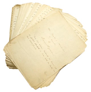 Item #29118 Autograph Manuscript Signed ("Donn Byrne") of his second novel, THE FOOLISH MATRONS....