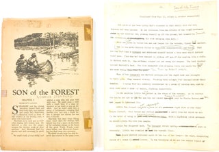 Item #29385 “Son of the Forest”: Original typescript of an expansion of a Johnston McCulley...