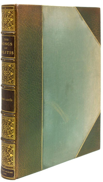 Item #29670 The Songs of Bilitis, translated from the Greek. Pierre Louys.