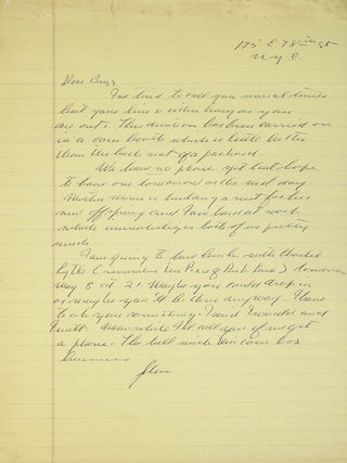 Item #29904 Autograph Letter Signed ("John"), to Burgess Meredith, on Steinbeck's frustrating...