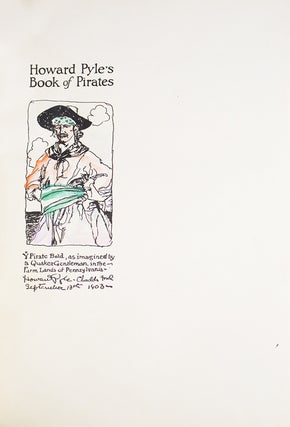 Item #300214 Howard Pyle's Book of Pirates. Compiled by Merle Johnson. Howard PYLE