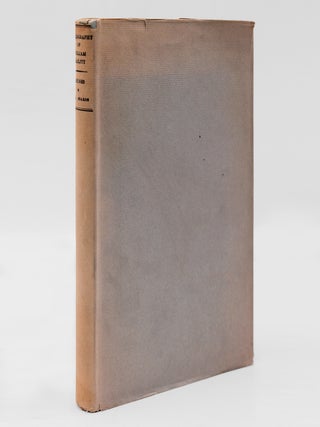 Item #300678 Bibliography of William Hazlitt. William Hazlitt, Geoffrey Keynes