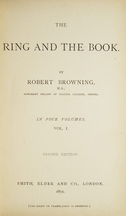 The Ring and the Book