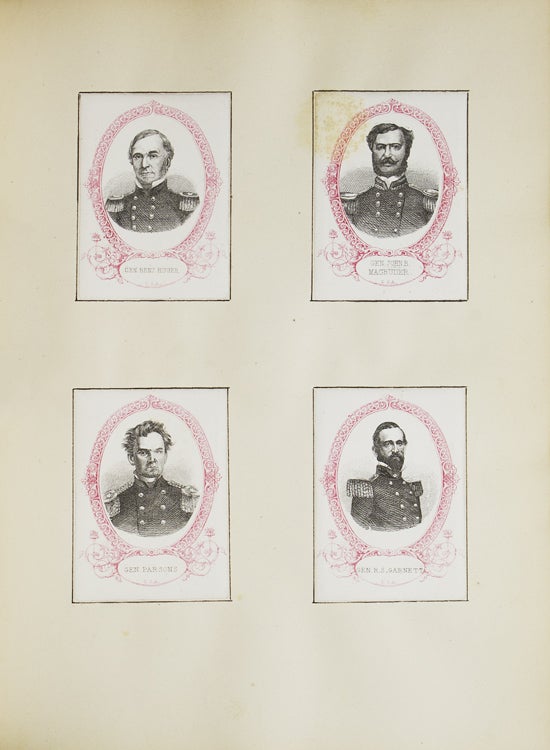 [Remarkable bespoke bound collection of Civil War extracts, illustrations and ephemera]