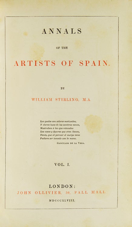 Annals of the Artists of Spain