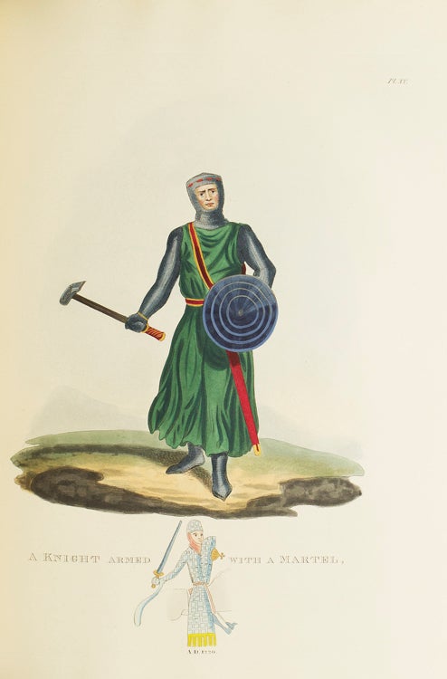 A Critical Inquiry into Antient Armour, as it existed in Europe, but particularly in England, from the Norman Conquest to the Reign of King Charles II … [with:] Engraved Illustrations of Antient Arms and Armour, From the Collection at Goodrich Court, Herefordshire; After the Drawings, and with the Descriptions of Sir Samuel Rush Meyrick