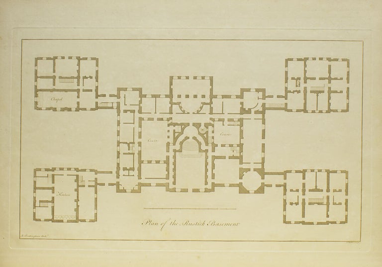 The Plans, Elevations and Sections, of Holkham in Norfolk, the Seat of the Late Earl of Leicester