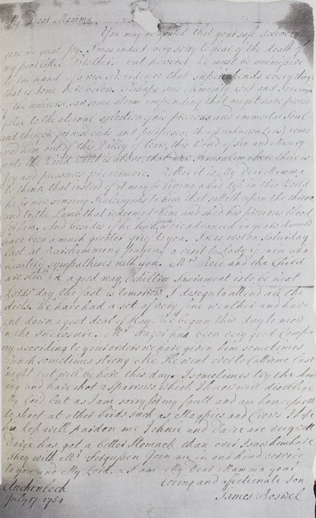 Private Papers of James Boswell from Malahide Castle in the collection of Lt.-Colonel Ralph Heyward Isham. Prepared for the Press by Geoffrey Scott. [With:] Boswell's Journal of the Tour to the Hebrides with Samuel Johnson [and:] Index