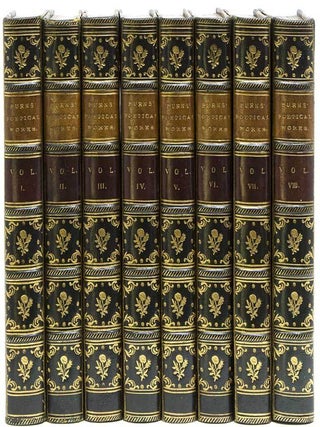 Item #301145 The Works of.... With His Life by Allan Cunningham. Robert Burns