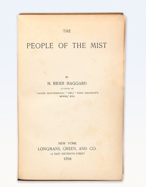 The People of the Mist