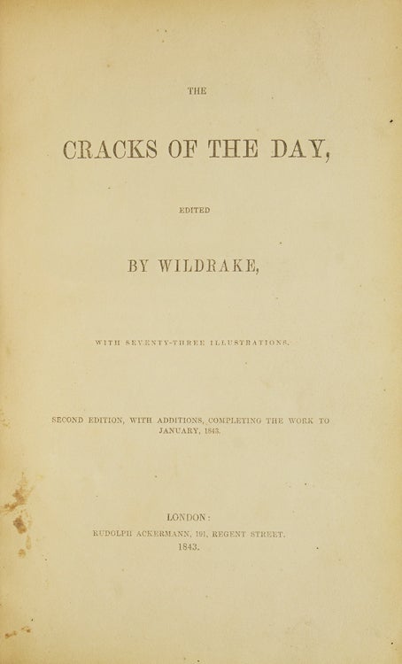 The Cracks of the Day. Edited by Wildrake