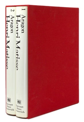 Item #302428 Henry Matisse a novel. Louis Aragon