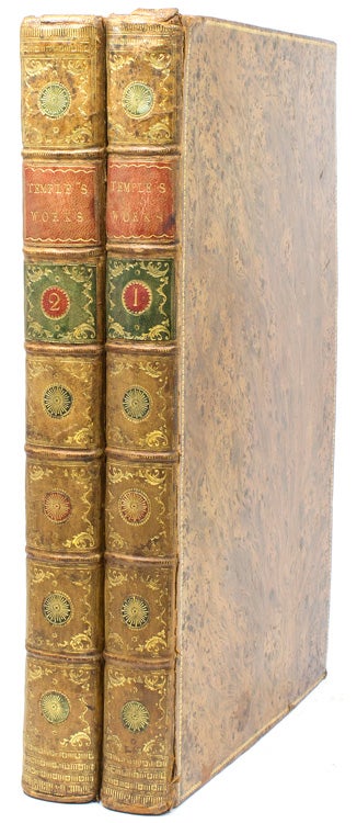 Item #302490 The Works … in two volumes. ... To which is prefix’d Some account of the life and writings of the author. [Edited by Jonathan Swift]]. William Temple.