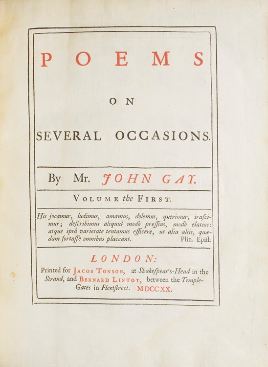 Poems on Several Occasions