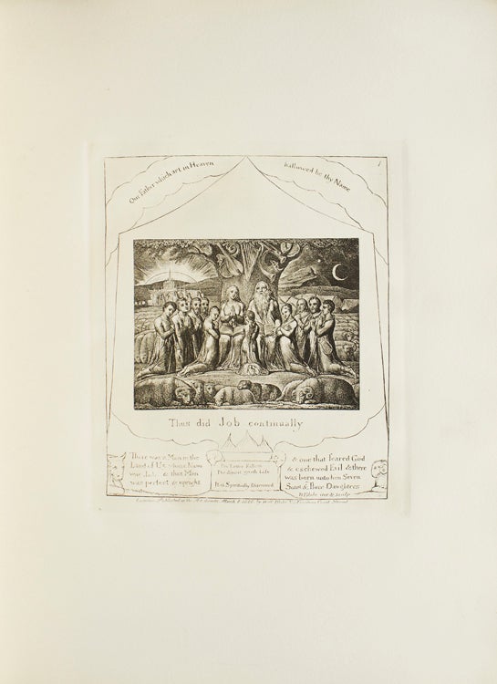 Illustrations of The Book of Job in Twenty-One Plates Invented and Engraved by William Blake